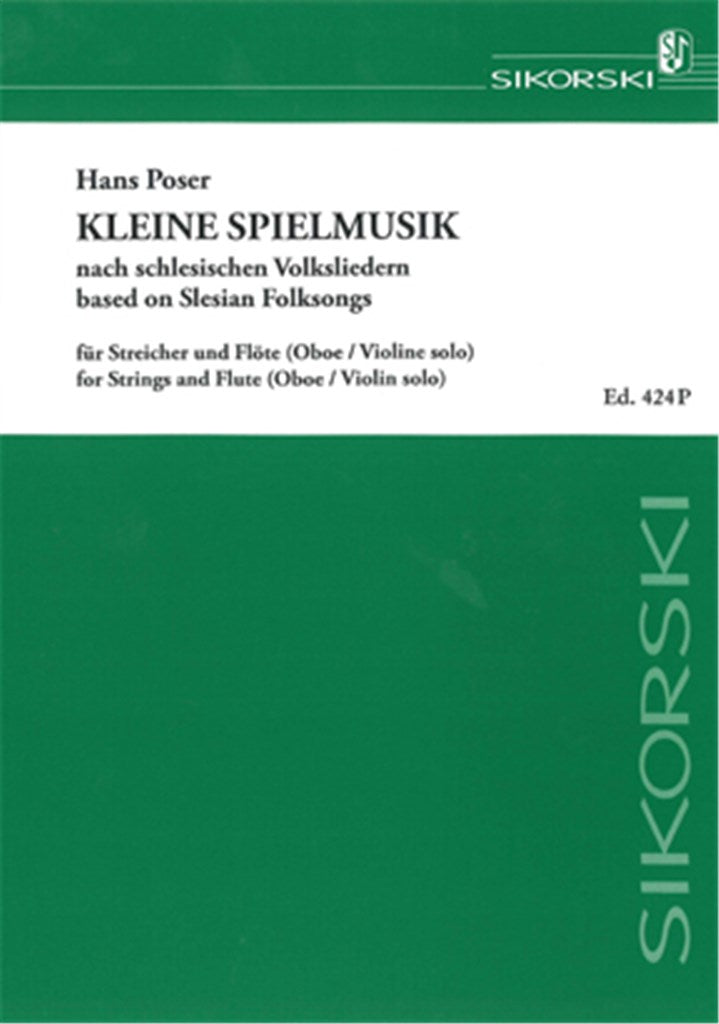 Kleine Spielmusik nach schlesischen Volksliedern (Score Only)