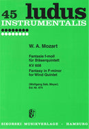 Fantasia for wind quintet, K. 608