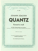 Concerto E minor for Flute, Strings and basso continuo (Score Only)