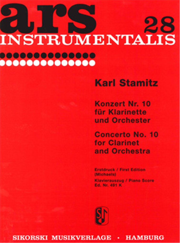 Konzert Nr. 10 für Klarinette und Orchester