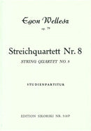 Streichquartett Nr. 8 (Study Score)
