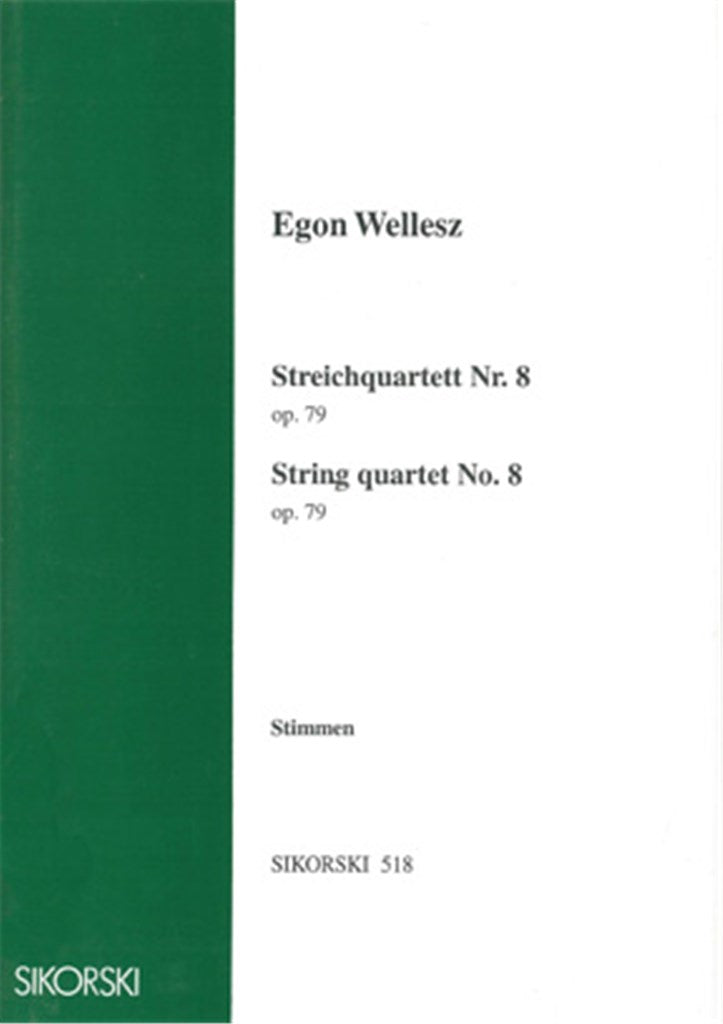 Streichquartett Nr. 8 (Set of Parts)