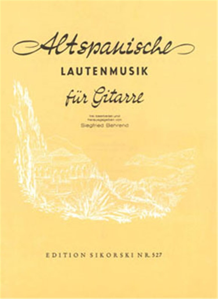 Alte europäische Lautenmusik für Gitarre, Book 5: Altspanische Lautenmusik