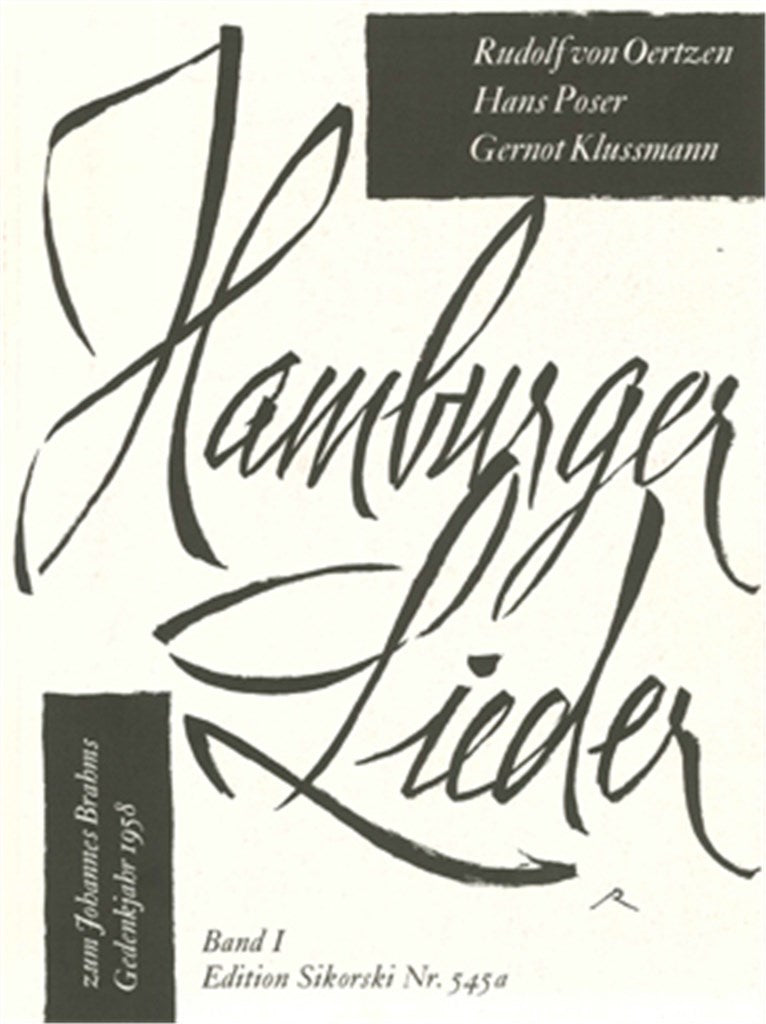 Hamburger Lieder, vol. 1