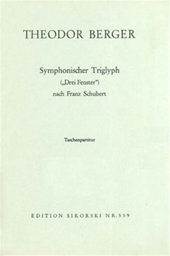 Symphonischer Triglyph ('Drei Fenster')