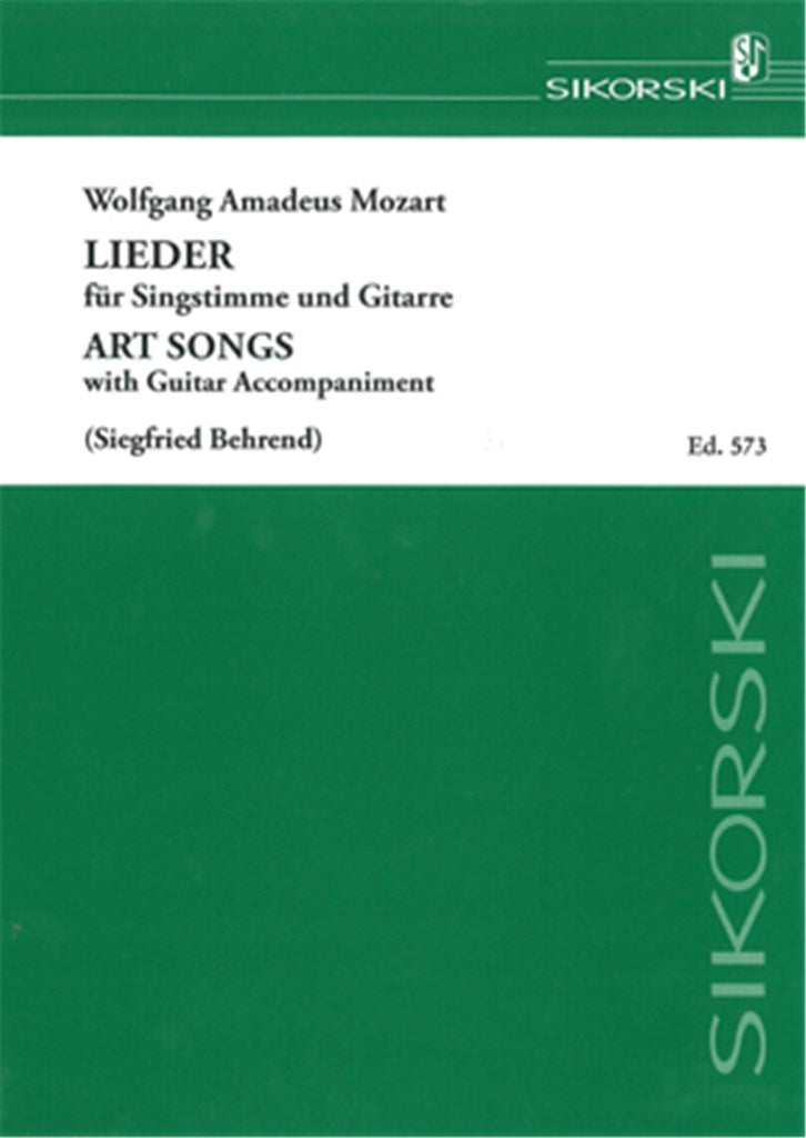 Lieder (Voice and Guitar)