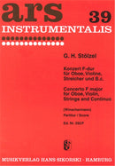 Concerto F major for Oboe, Violin, Strings and basso continuo (Score Only)