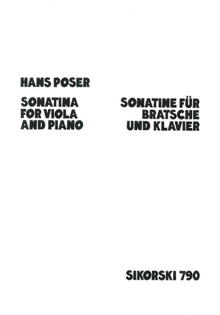 Sonatine (Viola and Piano)