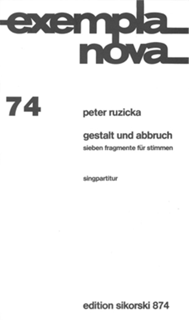 Gestalt und Abbruch