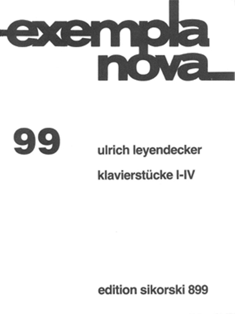 Klavierstücke I-IV