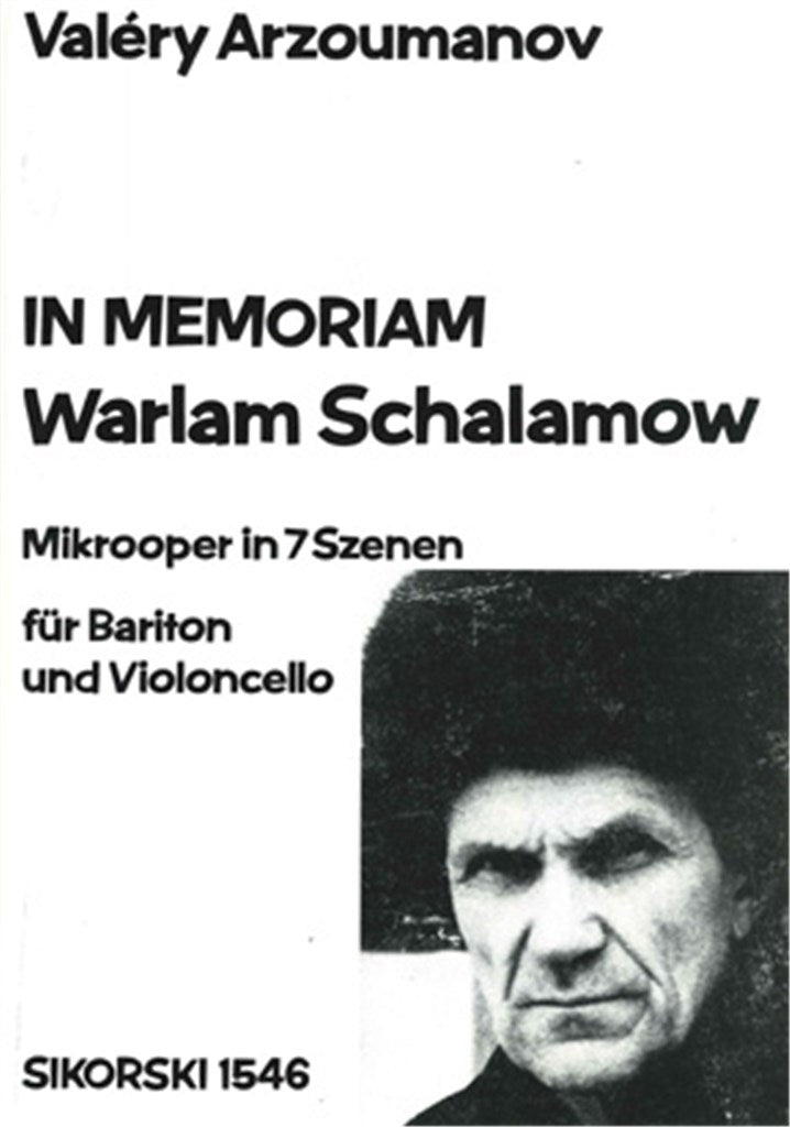 In memoriam Warlam Schalamow