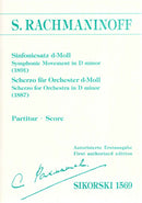 Sinfoniesatz (1891)-Scherzo für Orchester (1887)