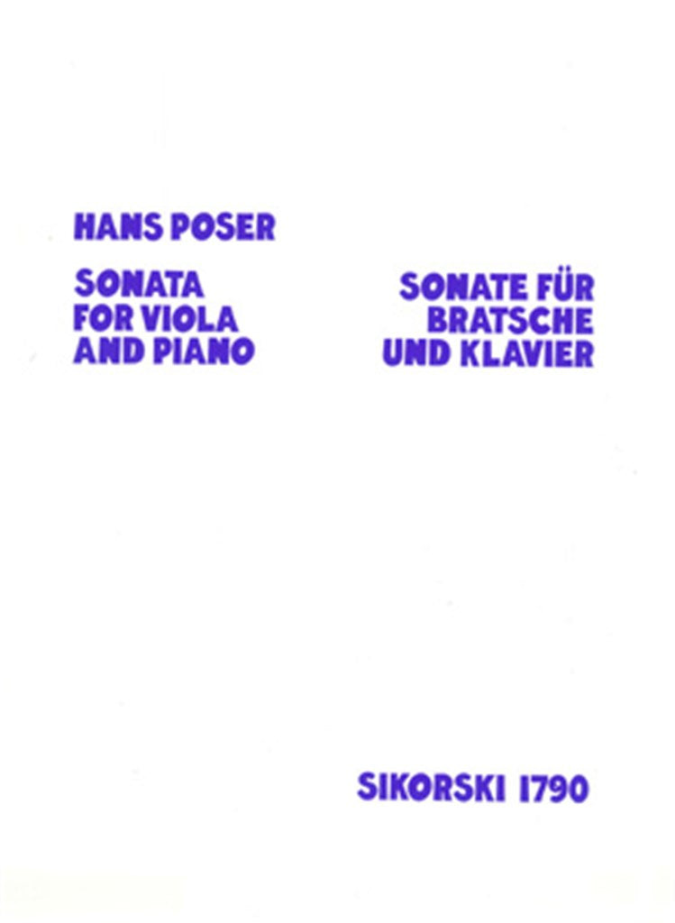 Sonate (Viola and Piano)