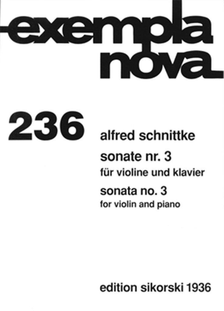 Sonate Nr. 3 (Violin and Piano)