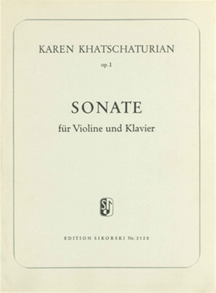 Sonate (Violin and Piano)