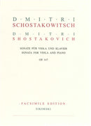 Sonate (Viola and Piano) Facsimile of autograph