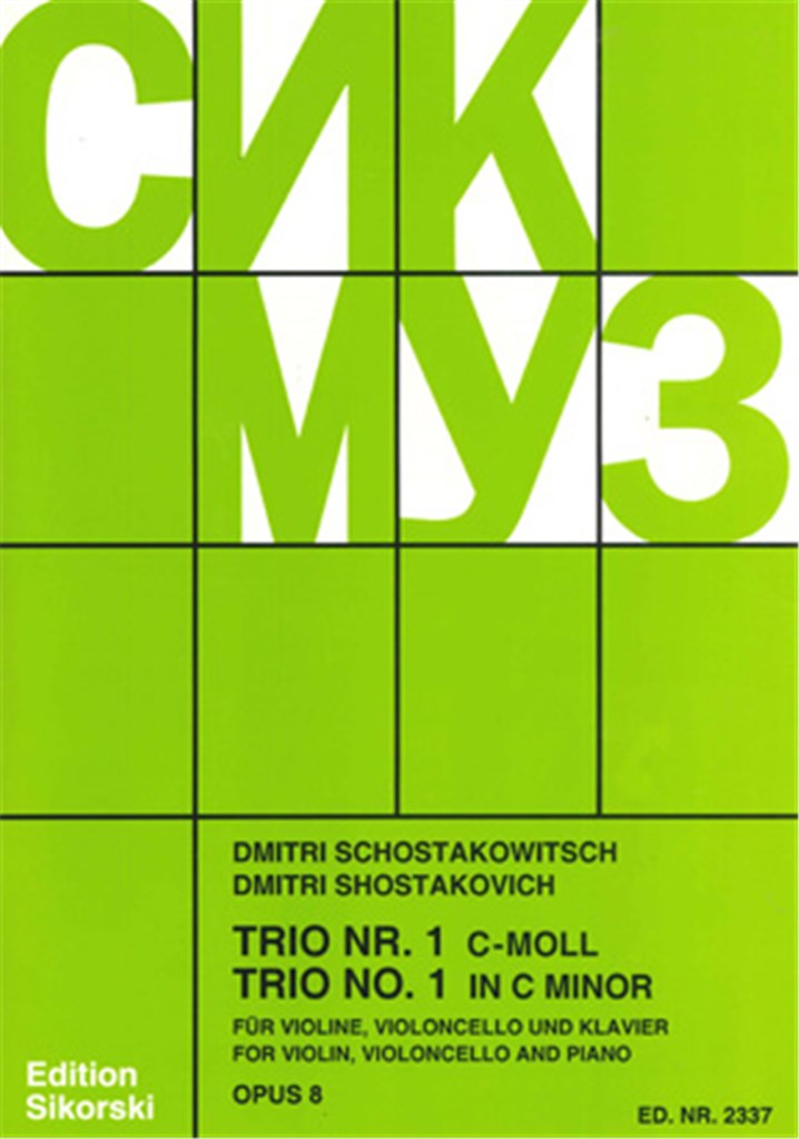 Trio 1 Op. 8 in C Minor