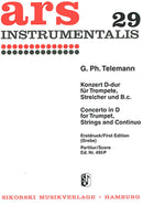 Concerto D major for Trumpet, Strings and basso continuo, TWV 51:D7 (Score Only)