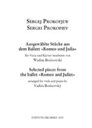 Ausgewählte Stücke aus dem Ballett Romeo und Julia
