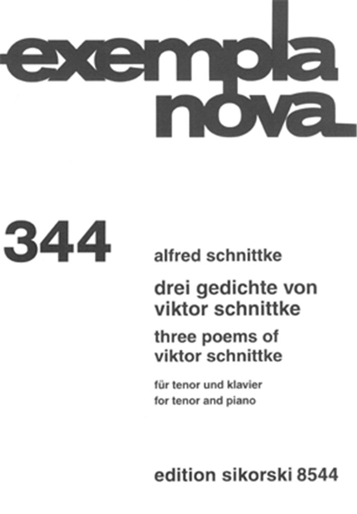 3 Gedichte von Victor Schnittke