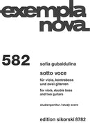 Sotto voce (Study Score)