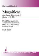 Sacrae Symphoniae I, Magnificat (Lukas 1, 46-55)