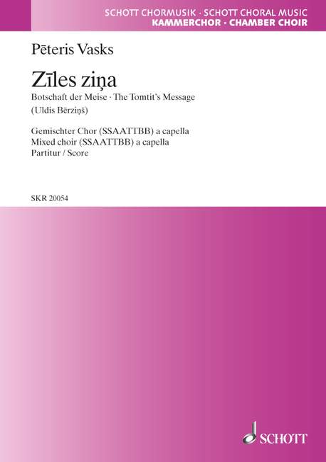 Ziles zina (mixed choir (SSAATTBB))