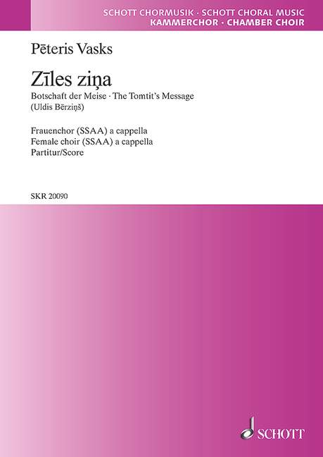 Ziles zina (female choir (SSAA) a cappella)