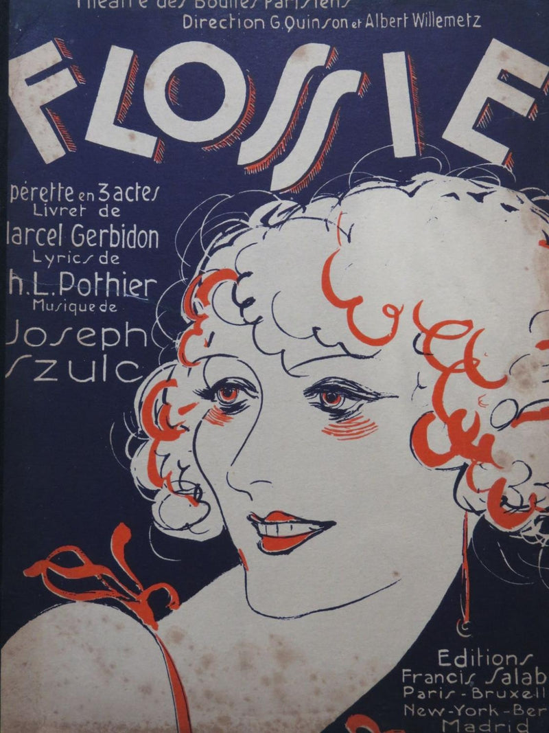 Flossie Operette En 3 Actes