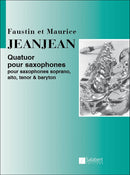 Quatuor Pour Saxophones (Score & Parts)