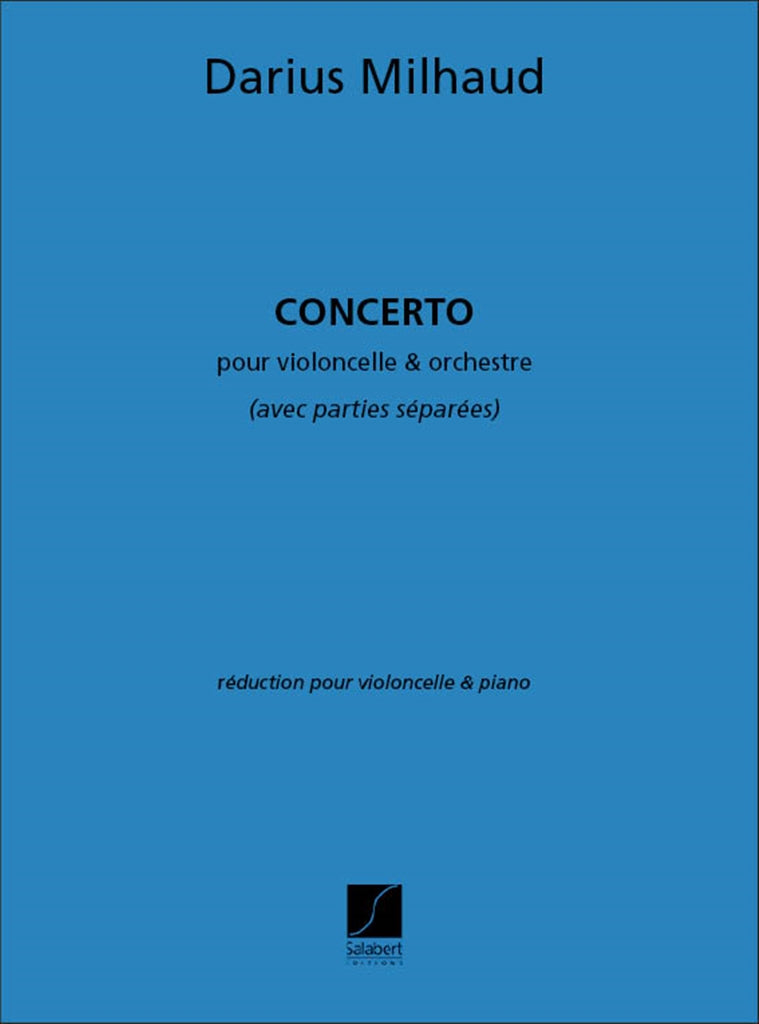 Concerto Pour Violoncelle et Orchestre N 1 Op 136
