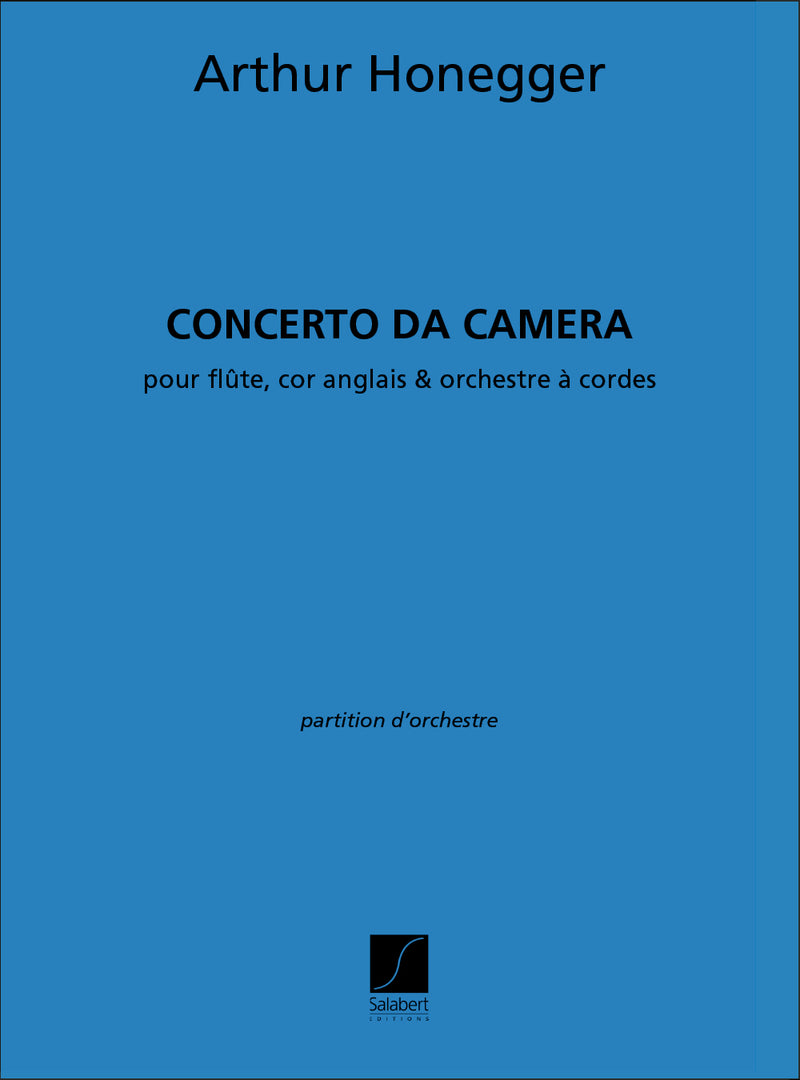 Concerto Da Camera Partition Flute Cor-Ang. Et