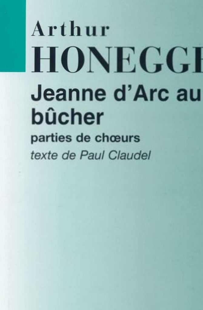 Jeanne D'Arc Au Bucher (Full Score)