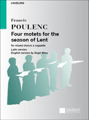 Four Motets For The Season Of Lent