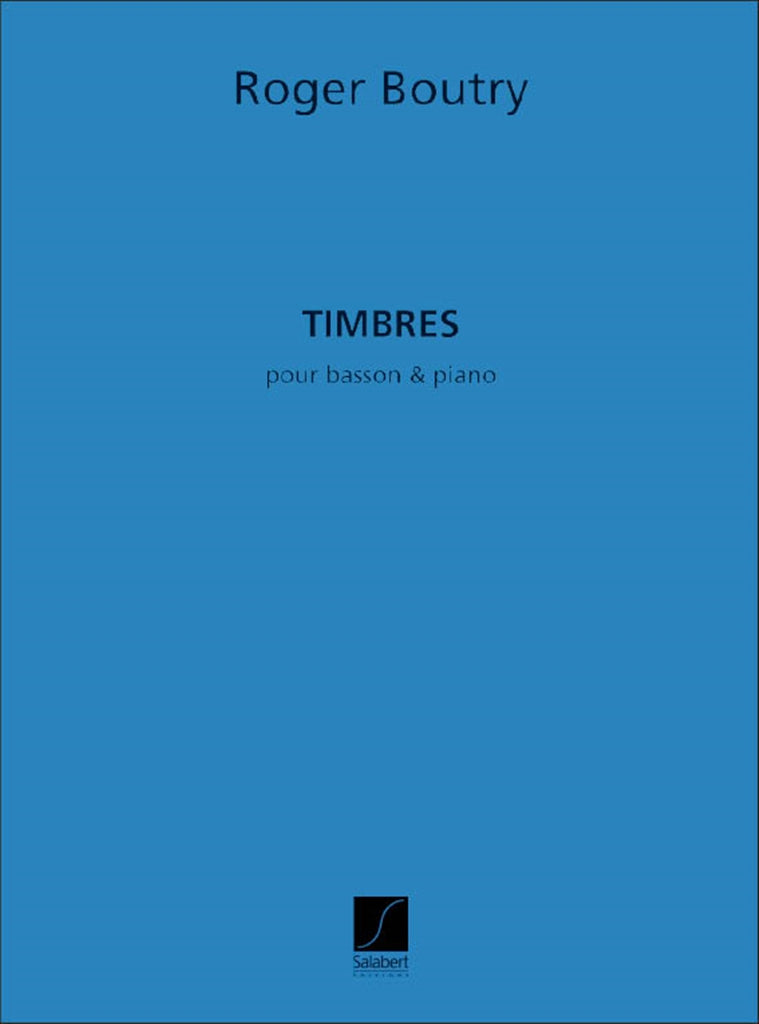 Timbres Basson-Piano