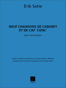 Neuf Chansons de Cabaret et de Caf' Conc'