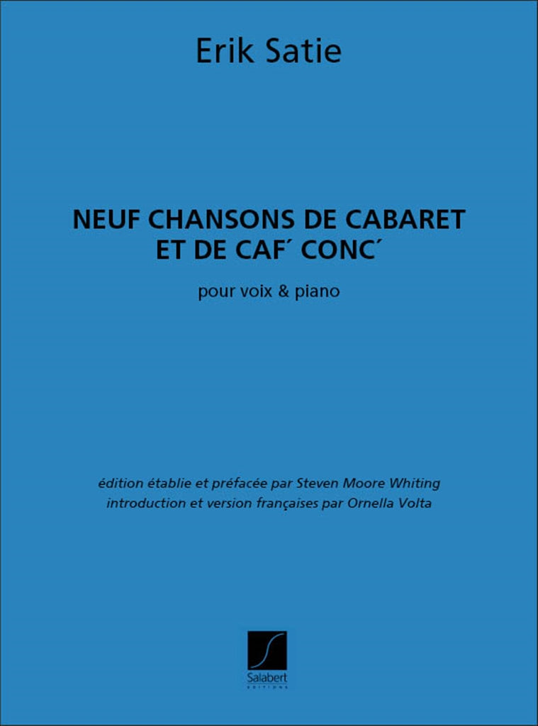 Neuf Chansons de Cabaret et de Caf' Conc'