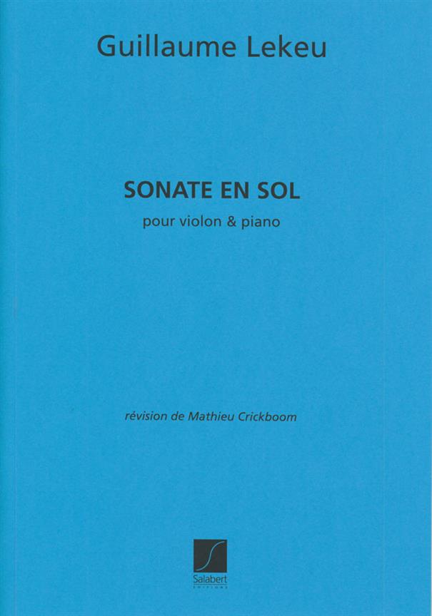 Sonate En Sol Majeur