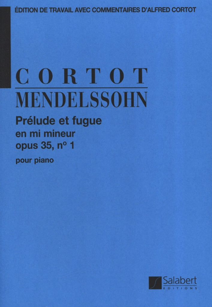 Prelude et Fugue En Mi Min. Op.35 N 1