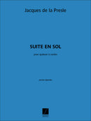 Suite En Sol 2 Violons Alto et Vlc (Set of Parts)