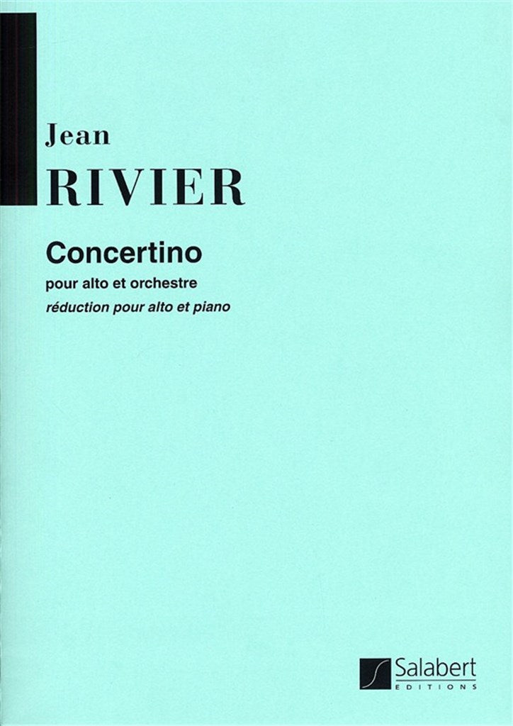 Concertino Pour Alto et Orchestre (Score Only)