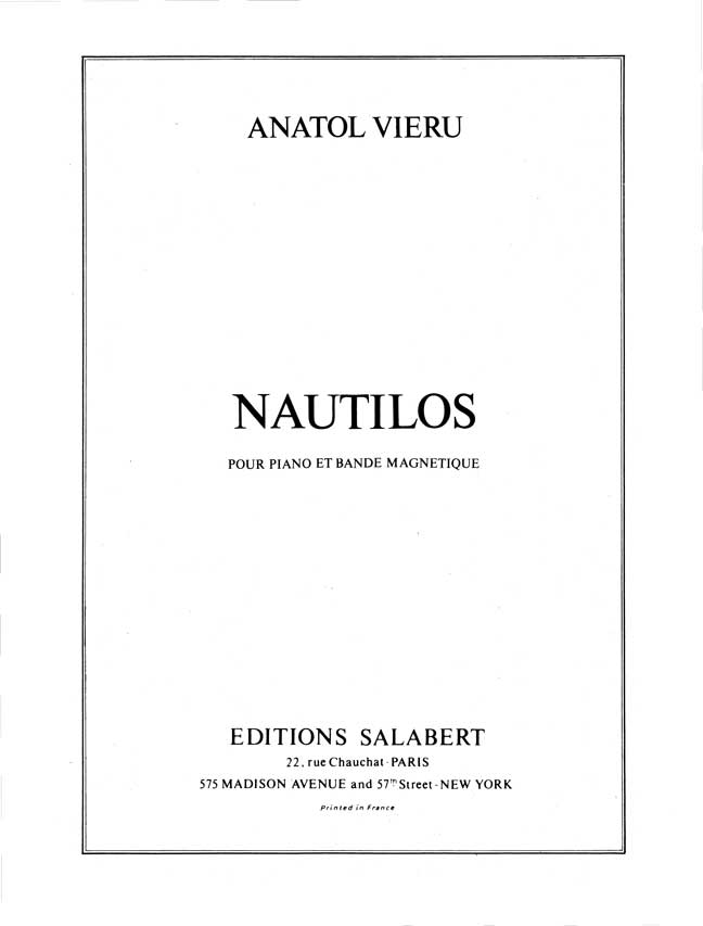 Nautilos Piano et Bande