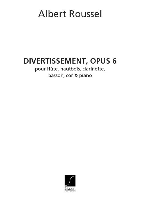 Divertissement Op.6