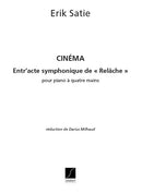 Cinema Piano 4 Mains Reduction (Milhaud)