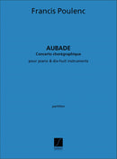 Aubade Concerto Pour Piano et 18 Instruments (Score)
