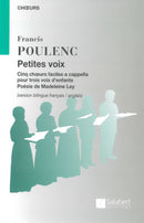 Petites Voix Cinq Choeurs Faciles A Cappella