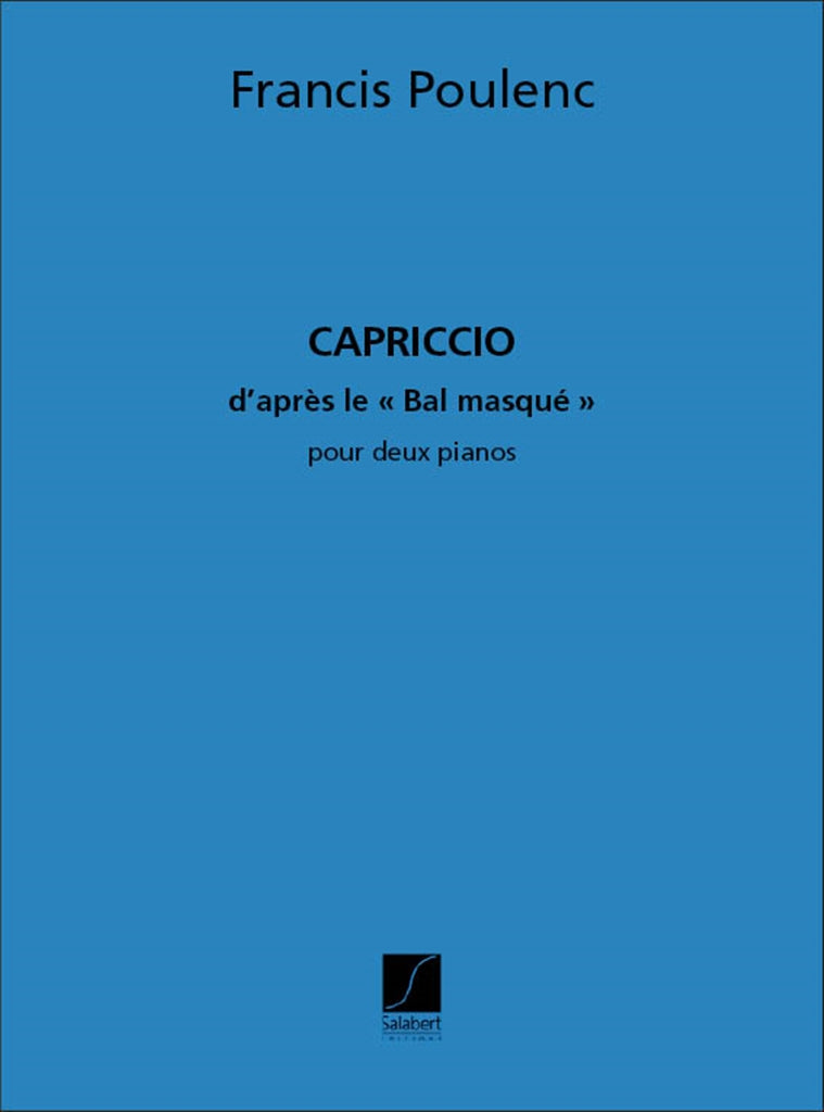 Capricciod'Apres Le Bal Masque2 Pianos Reduction