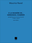 A La Maniere de Chabrier Piano