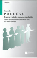 Quem Vidistis Pastores Dicite Choeur (Vx-Mx)