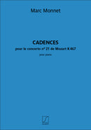 Cadences du concerto n° 21 de Mozart K 467
